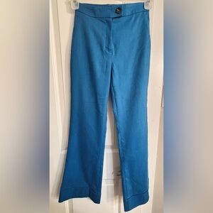 Ann Taylor Teal Trousers, Size 00P